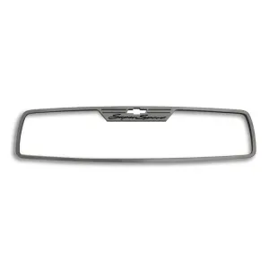 2010-2014 Camaro SS - Rear View Mirror Trim 'SuperSport' Rectangle mirror- Brushed Stainless