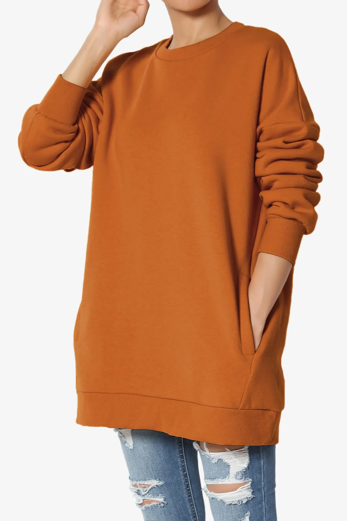 Accie Crew Neck Pullover Sweatshirts PLUS