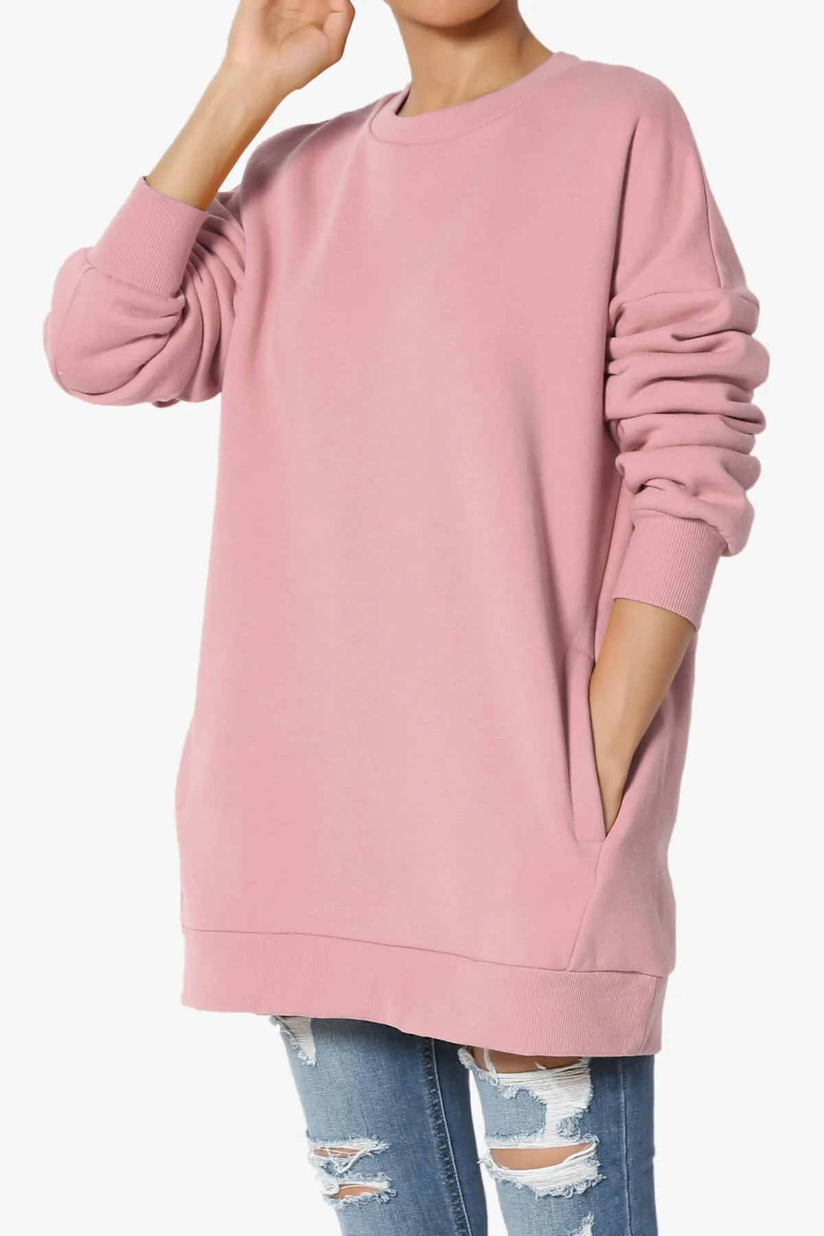 Accie Crew Neck Pullover Sweatshirts PLUS