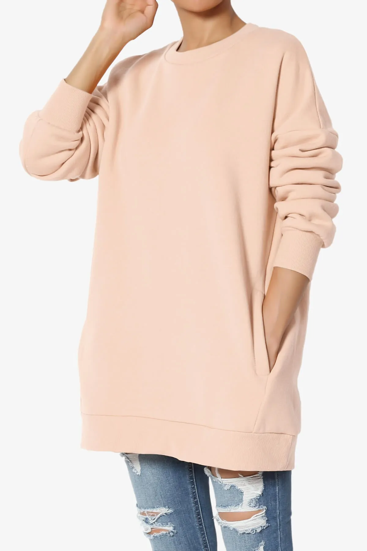 Accie Crew Neck Pullover Sweatshirts PLUS