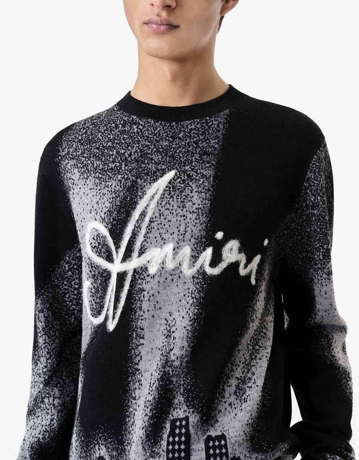 Amiri Black Spotlight Sweater