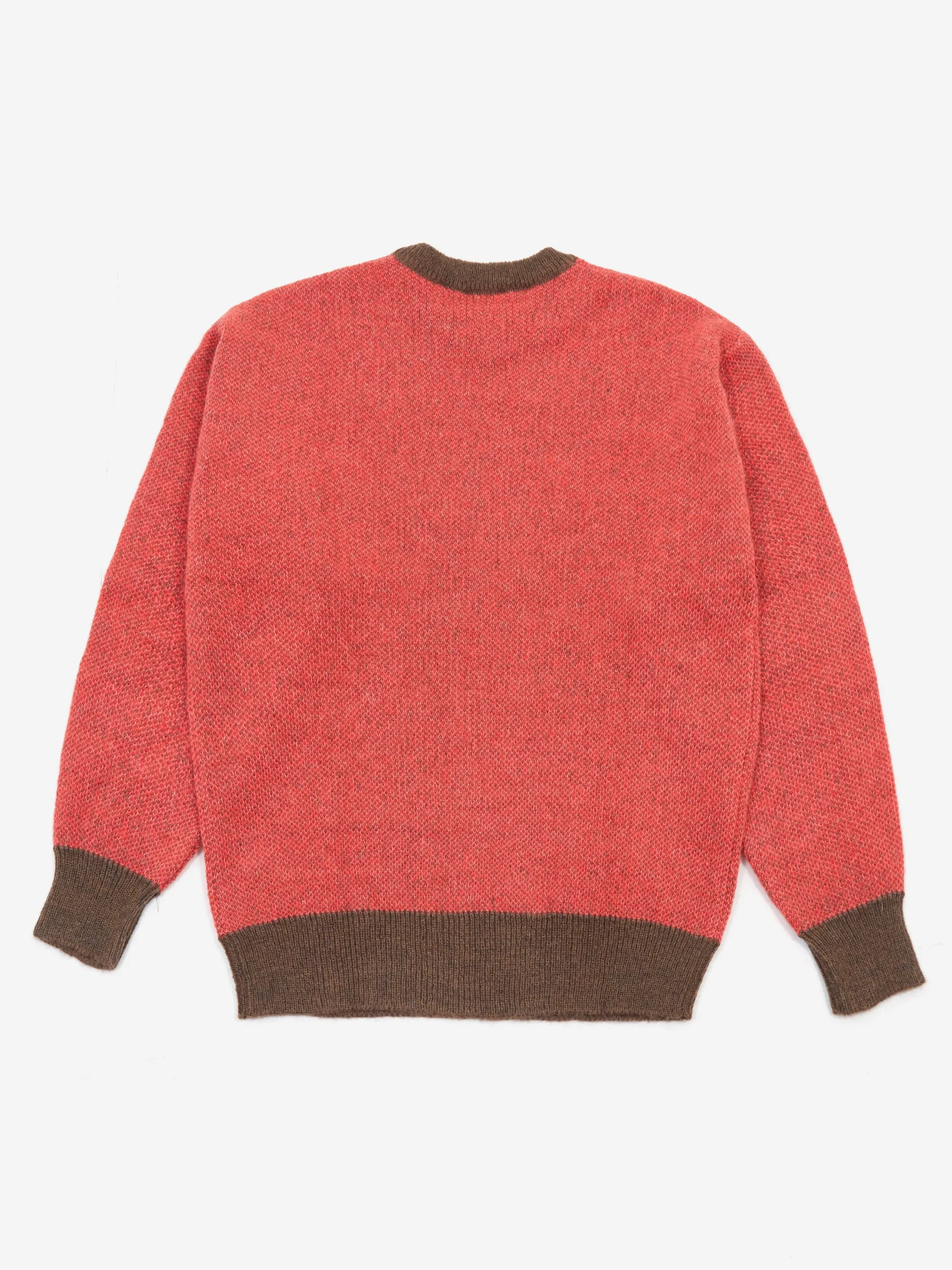 Aries Brushed Mohair Crew Neck Knit - Pink