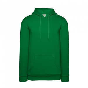 Athletic Knit (AK) A3000A-007 Kelly Green Adult Apparel Cotton Hooded Sweatshirt