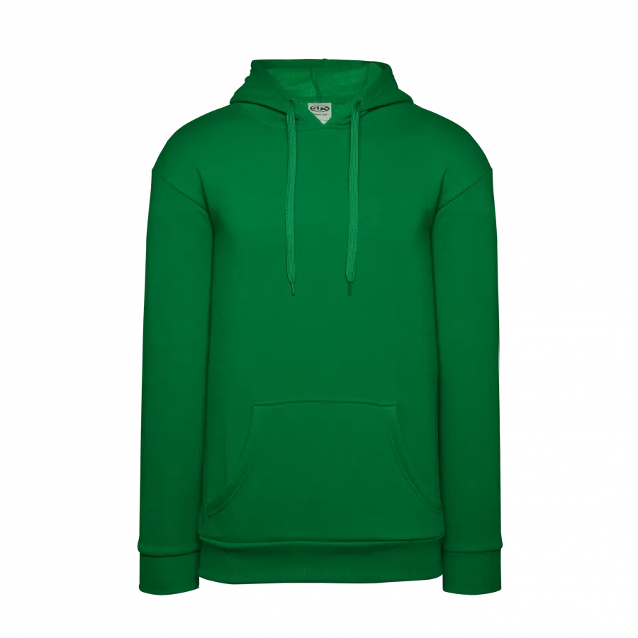 Athletic Knit (AK) A3000A-007 Kelly Green Adult Apparel Cotton Hooded Sweatshirt