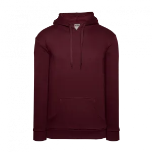 Athletic Knit (AK) A3000Y-009 Maroon Youth Apparel Cotton Hooded Sweatshirt