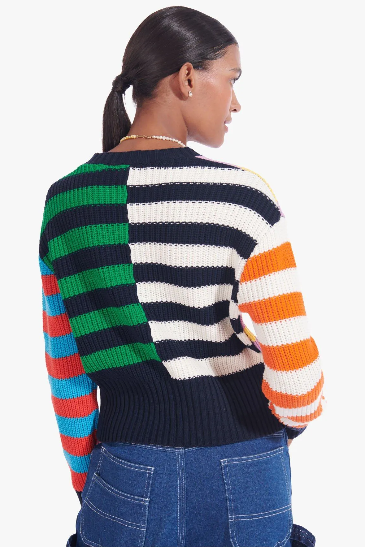 BRIDGEPORT SWEATER | CABANA STRIPE MULTI