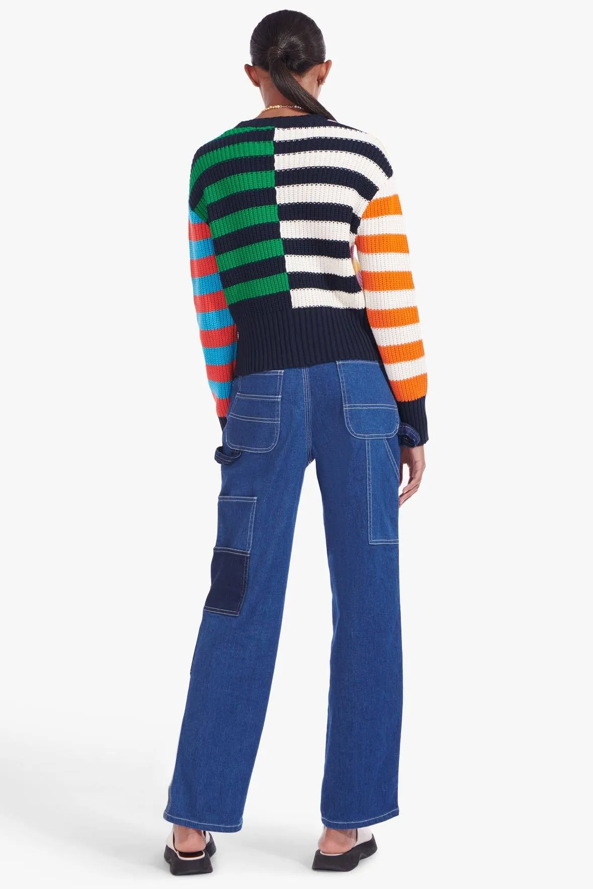 BRIDGEPORT SWEATER | CABANA STRIPE MULTI