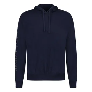 CANADA GOOSE WELLAND KNIT HOODIE NAVY BLUE