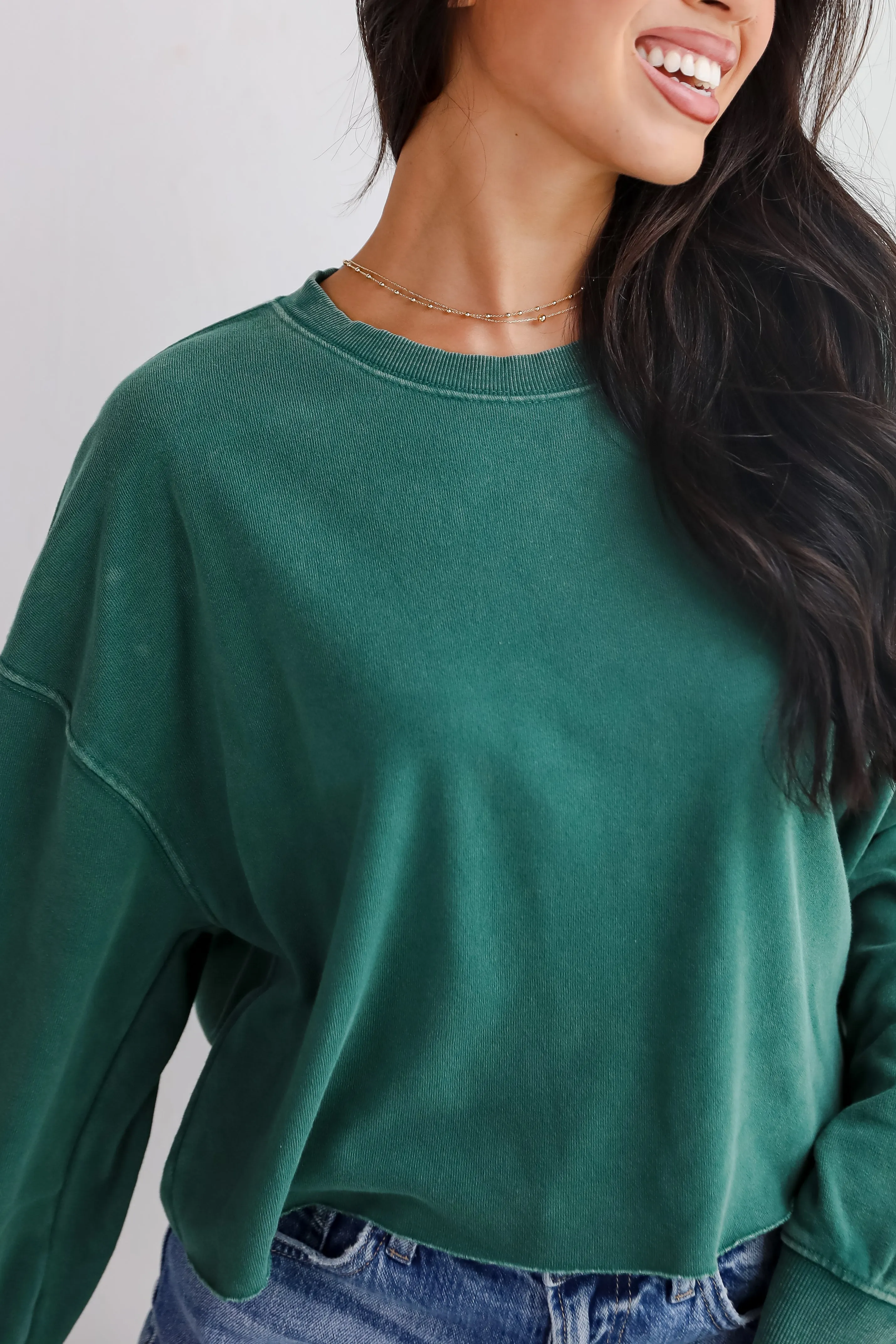 Chill Out Cropped Pullover - DU DEAL