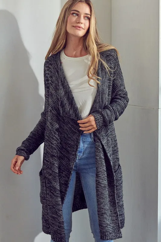 CHUNKY SWEATER KNIT CARDIGAN