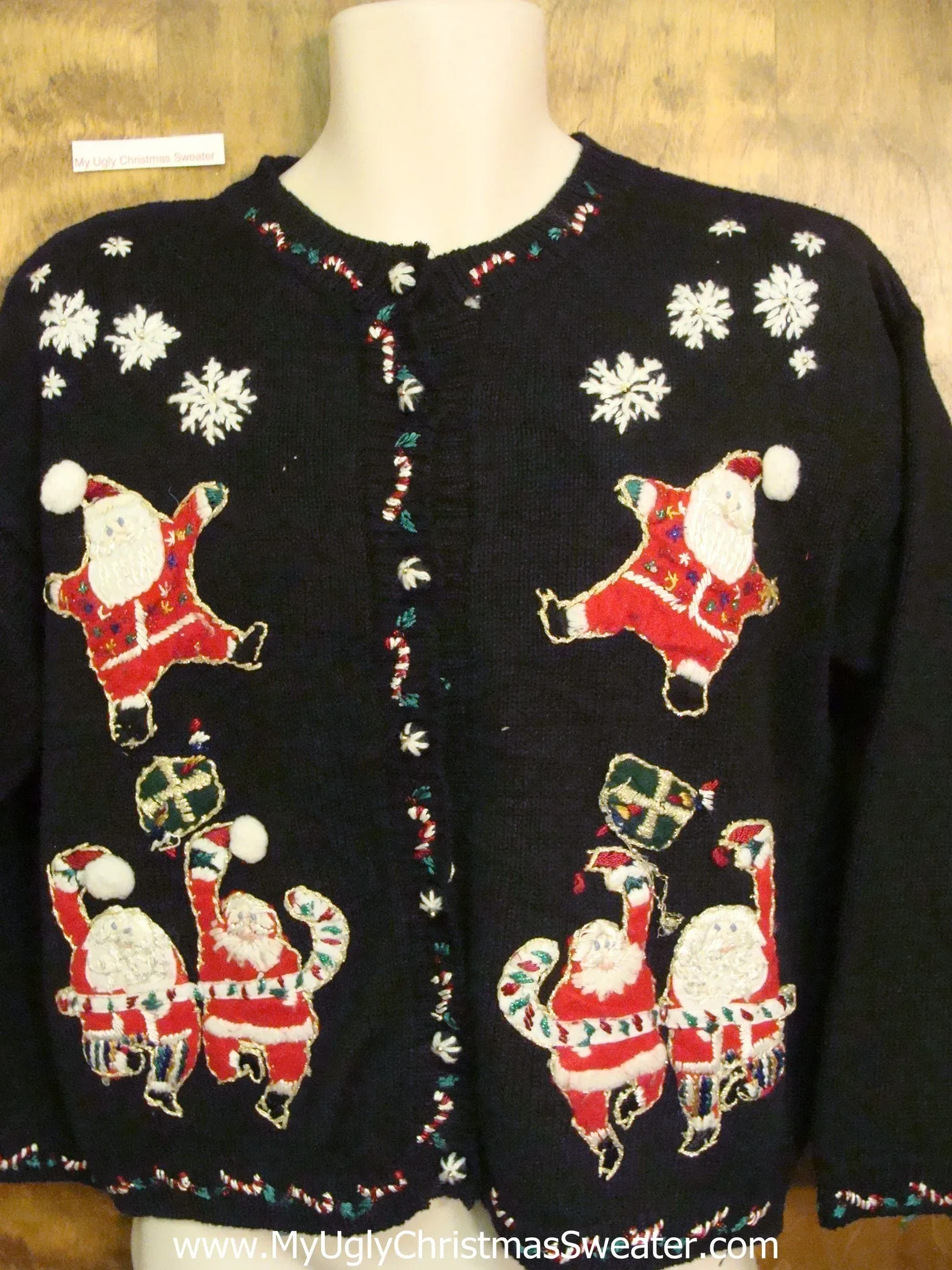 Crazy Santas Ugliest Christmas Sweater