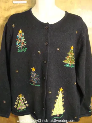 Crazy Trees Cute Holiday Sweater