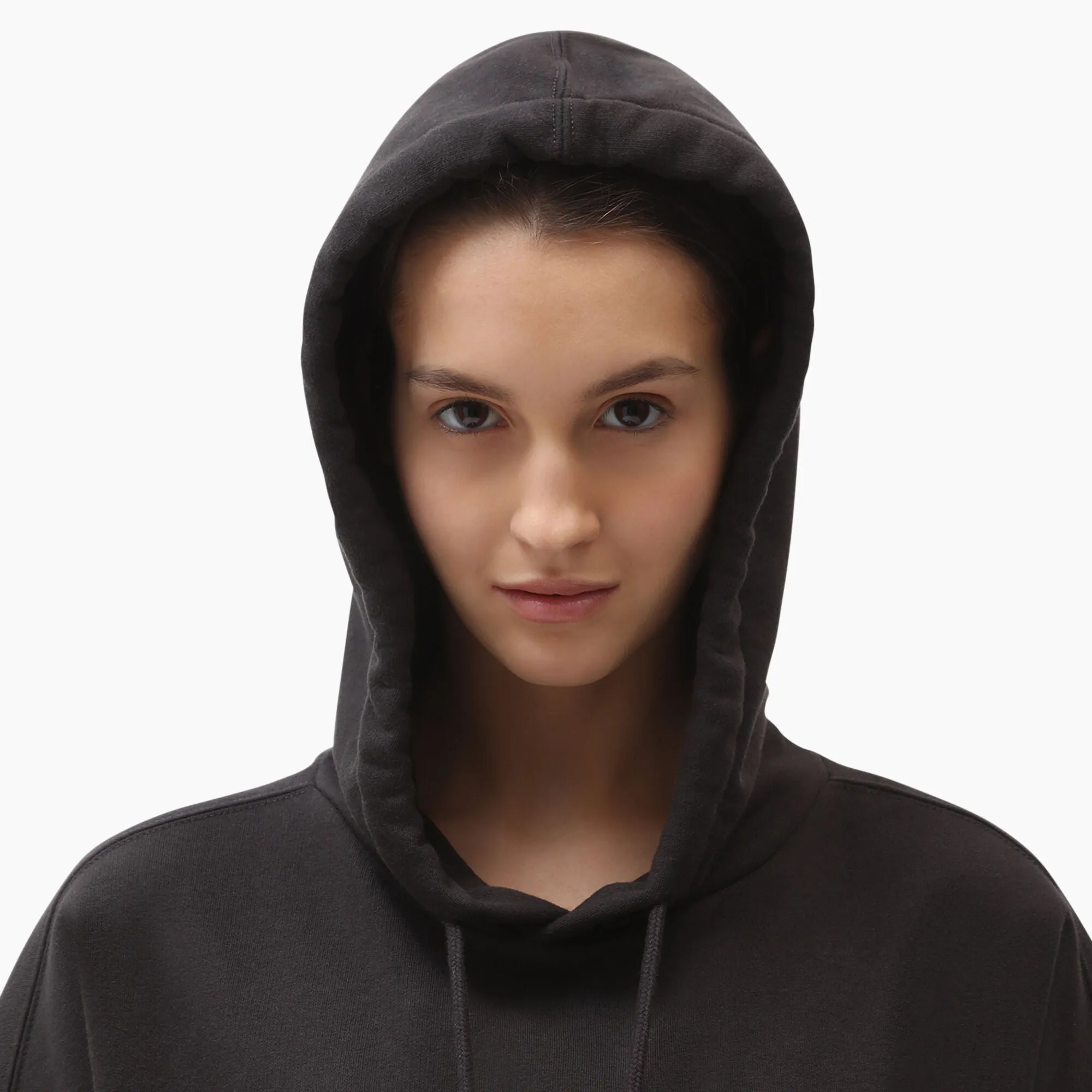 DICKIES - Women's Oakport Cropped Hoodie - Black