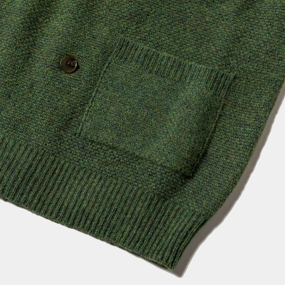 Double Knit Cardigan (Foliage Green) / MW-KT23201