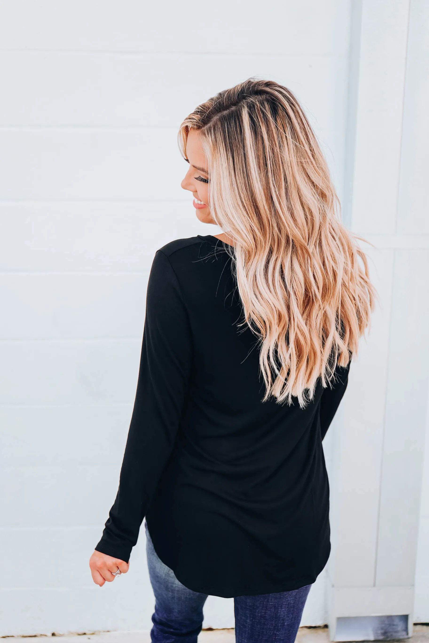 Easy Peasy Top - Black