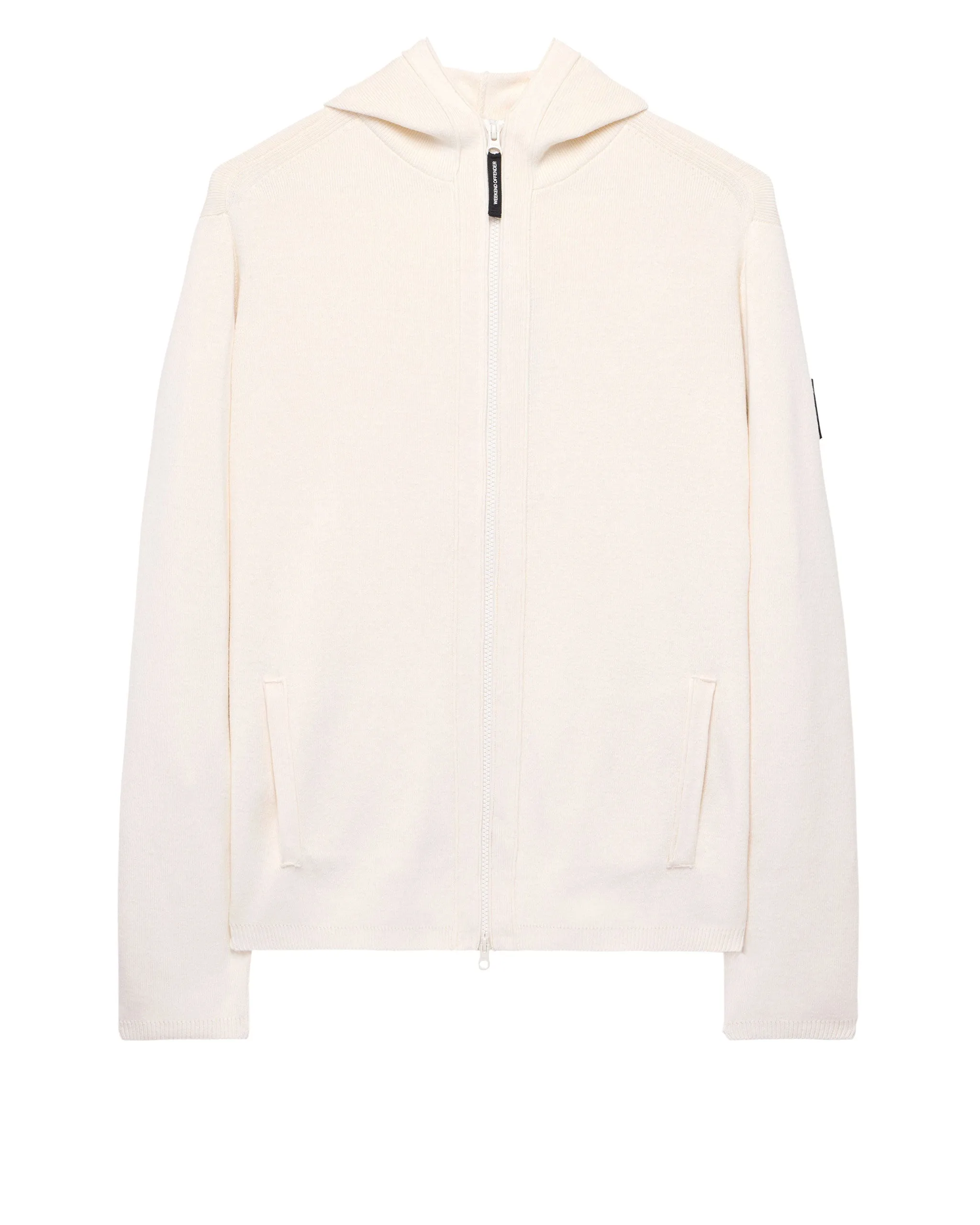 Enzo Knitted Hooded Sweater Ivory