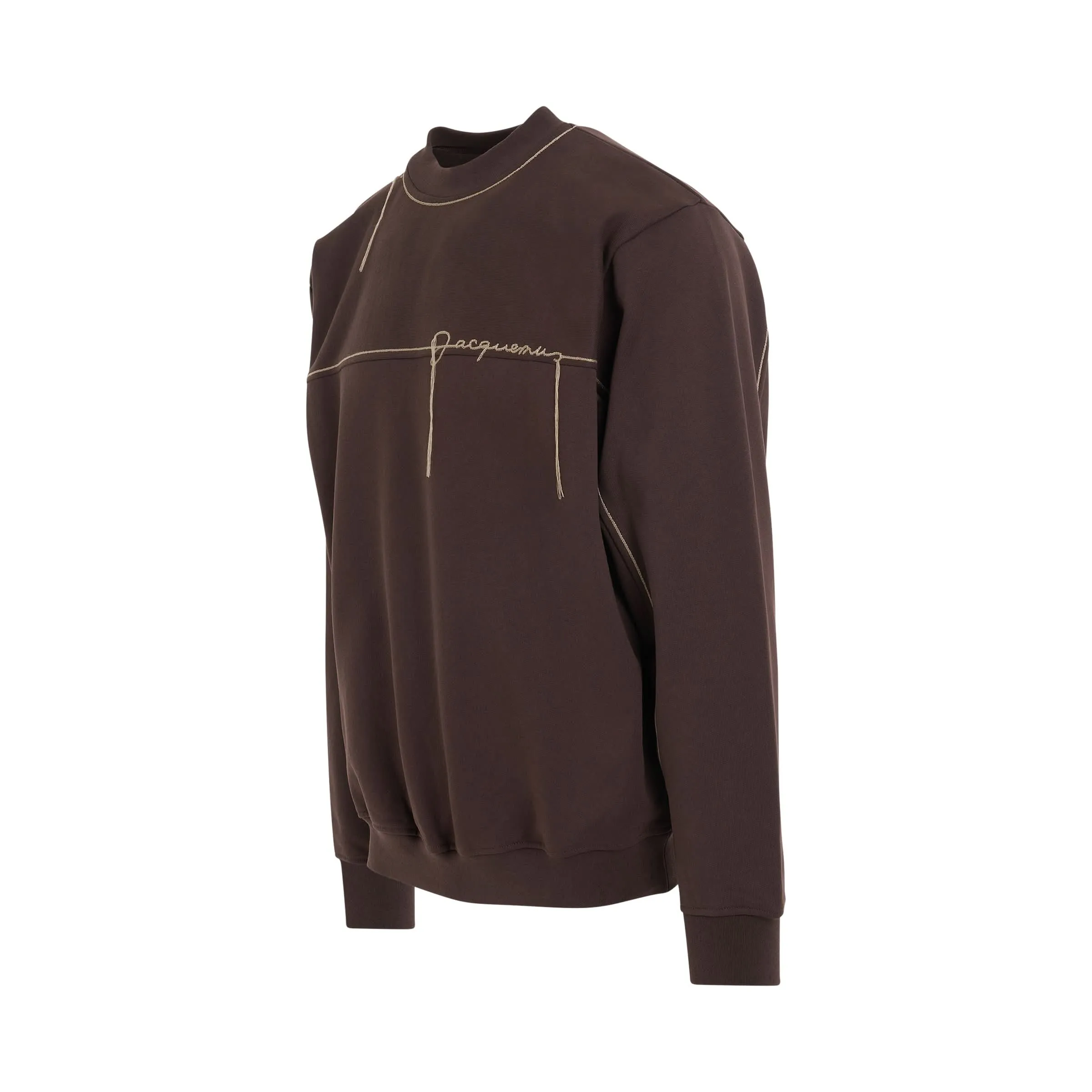 Fio Sweatshirt in Dark Brown