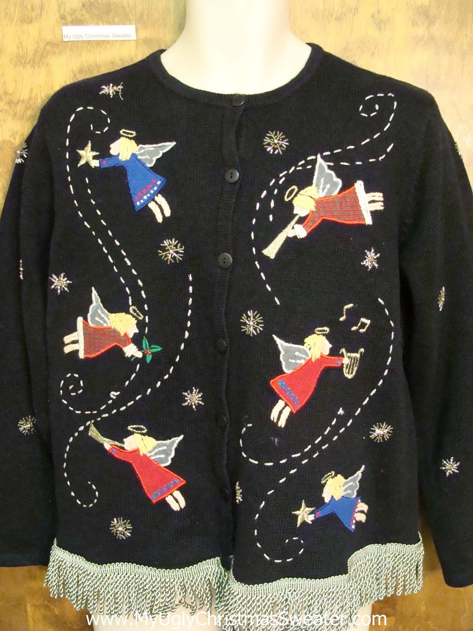 Flying Angel Party Ugly Christmas Sweater