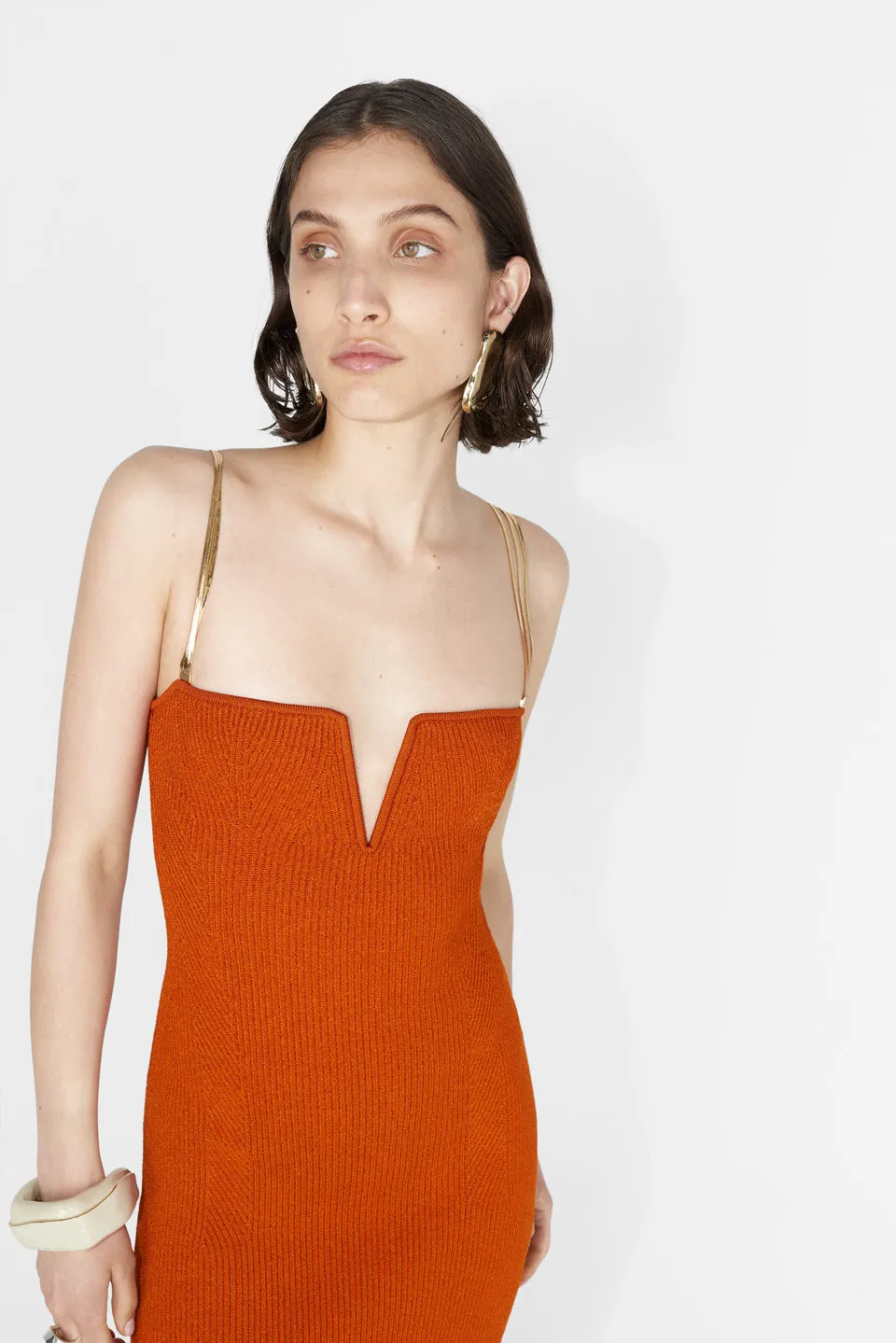 Galvanized Ophelia Dress - Arancio