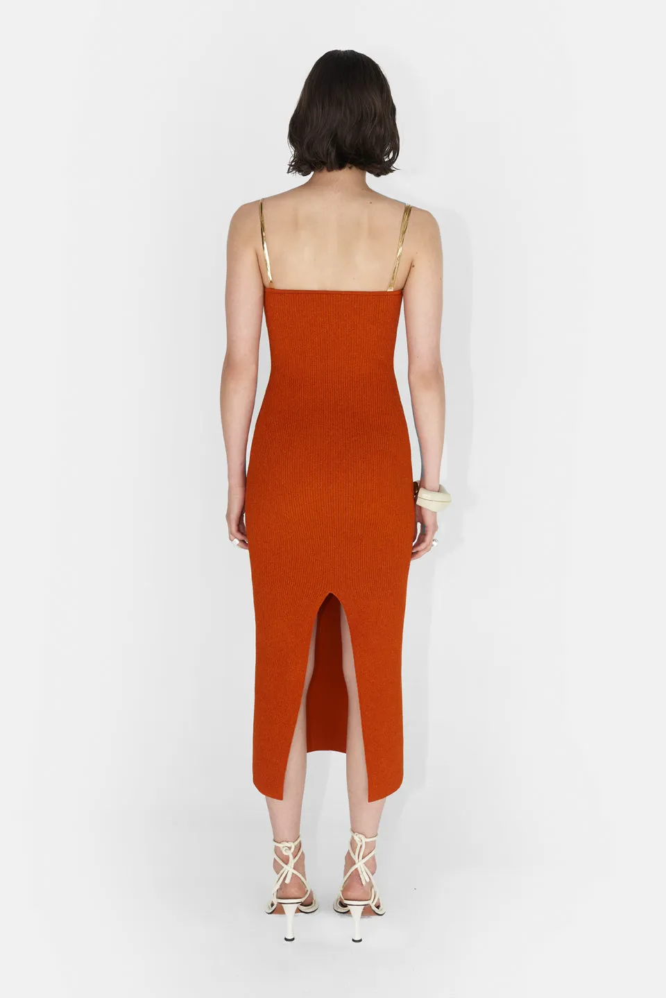 Galvanized Ophelia Dress - Arancio