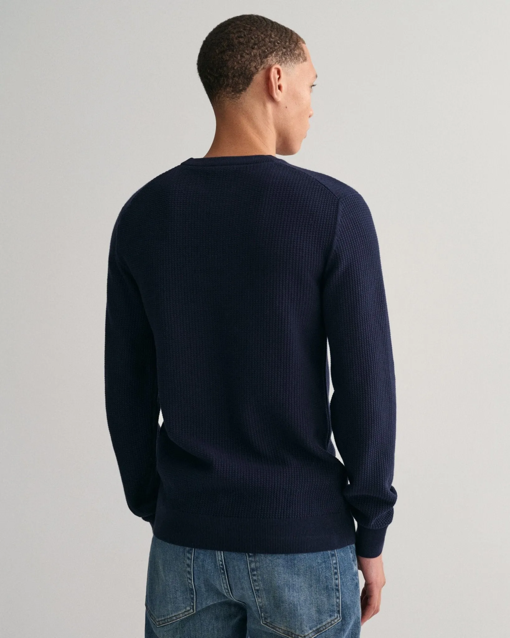 GANT Micro Cotton Texture Crew