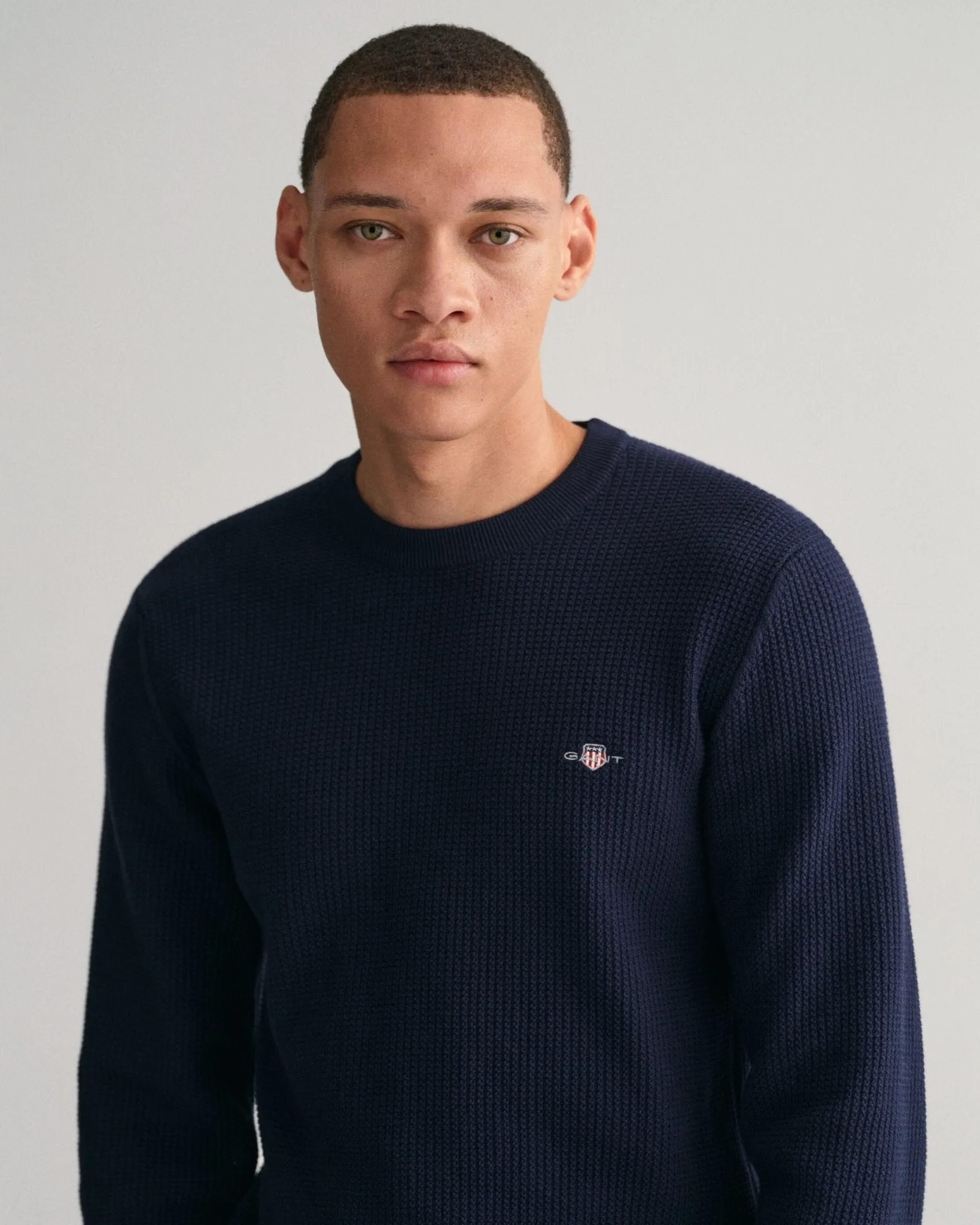 GANT Micro Cotton Texture Crew