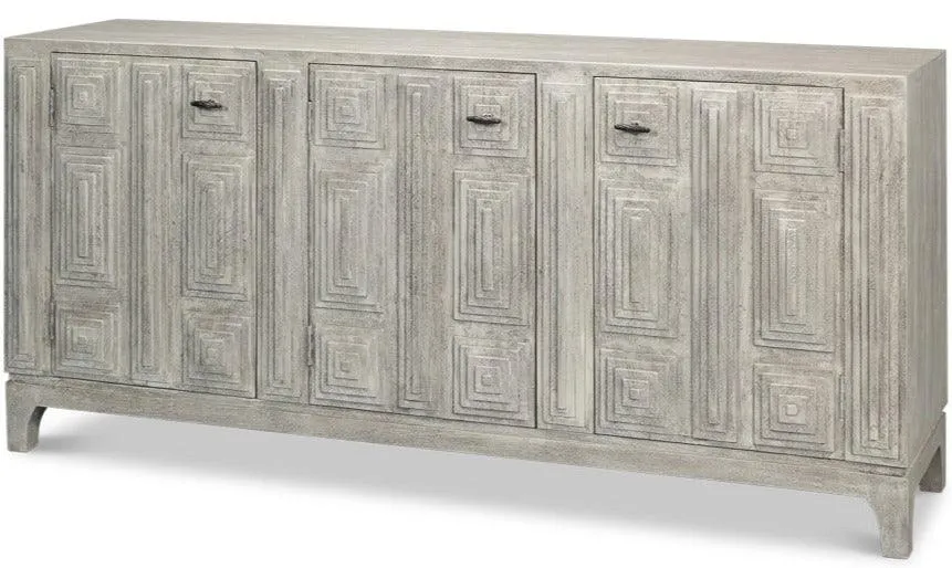 Gray Architectural Door Sideboard