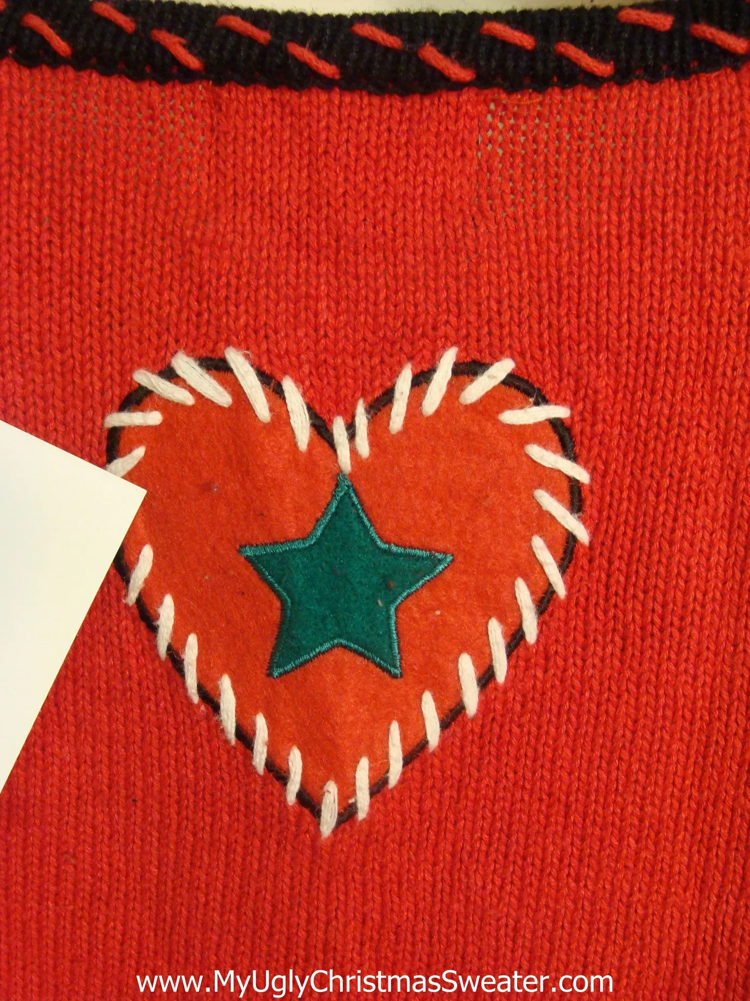 Hearts with Mittens and Stockings Bad Christmas Sweater