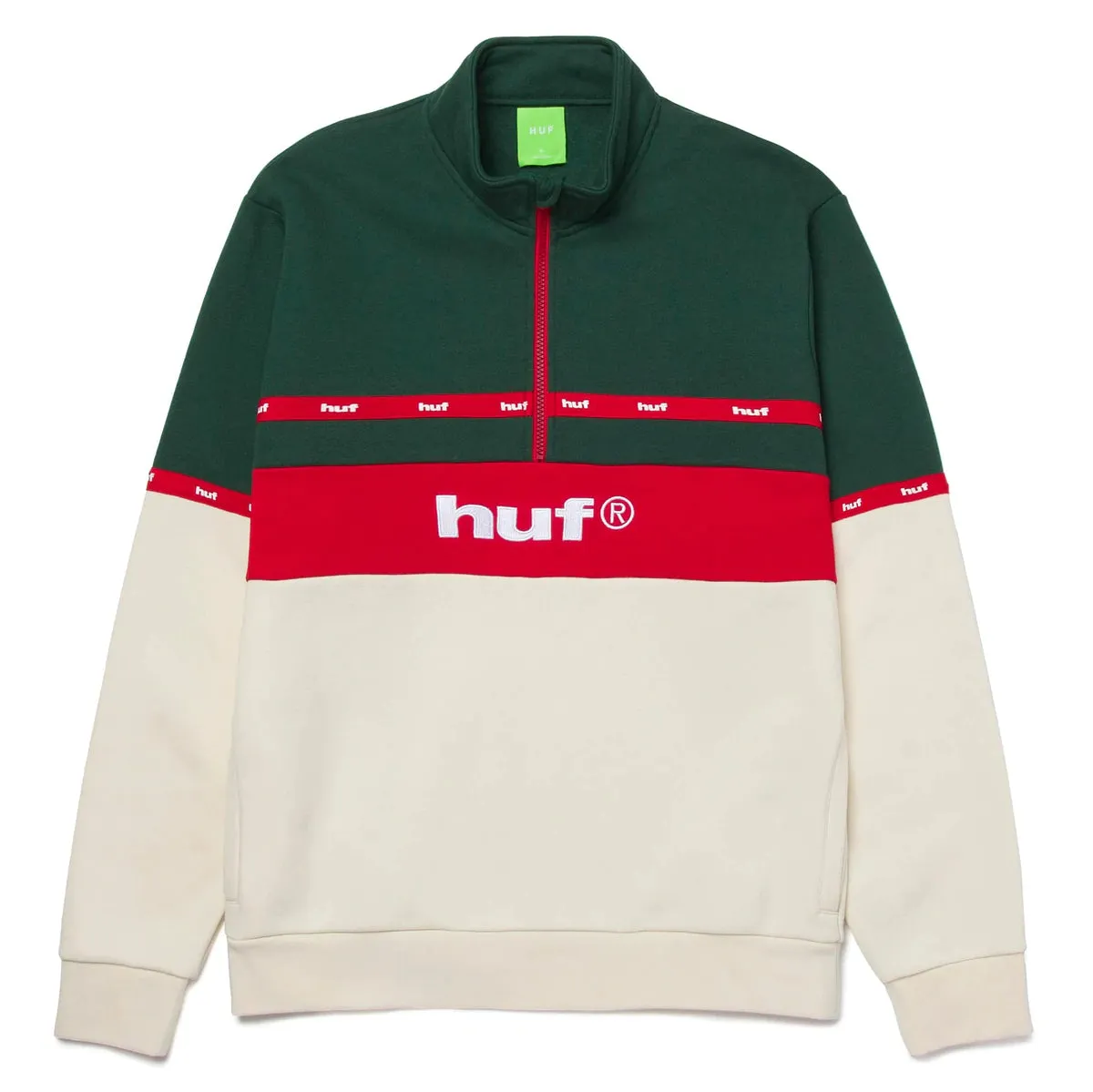 HUF Taped 1/4 Zip Fleece