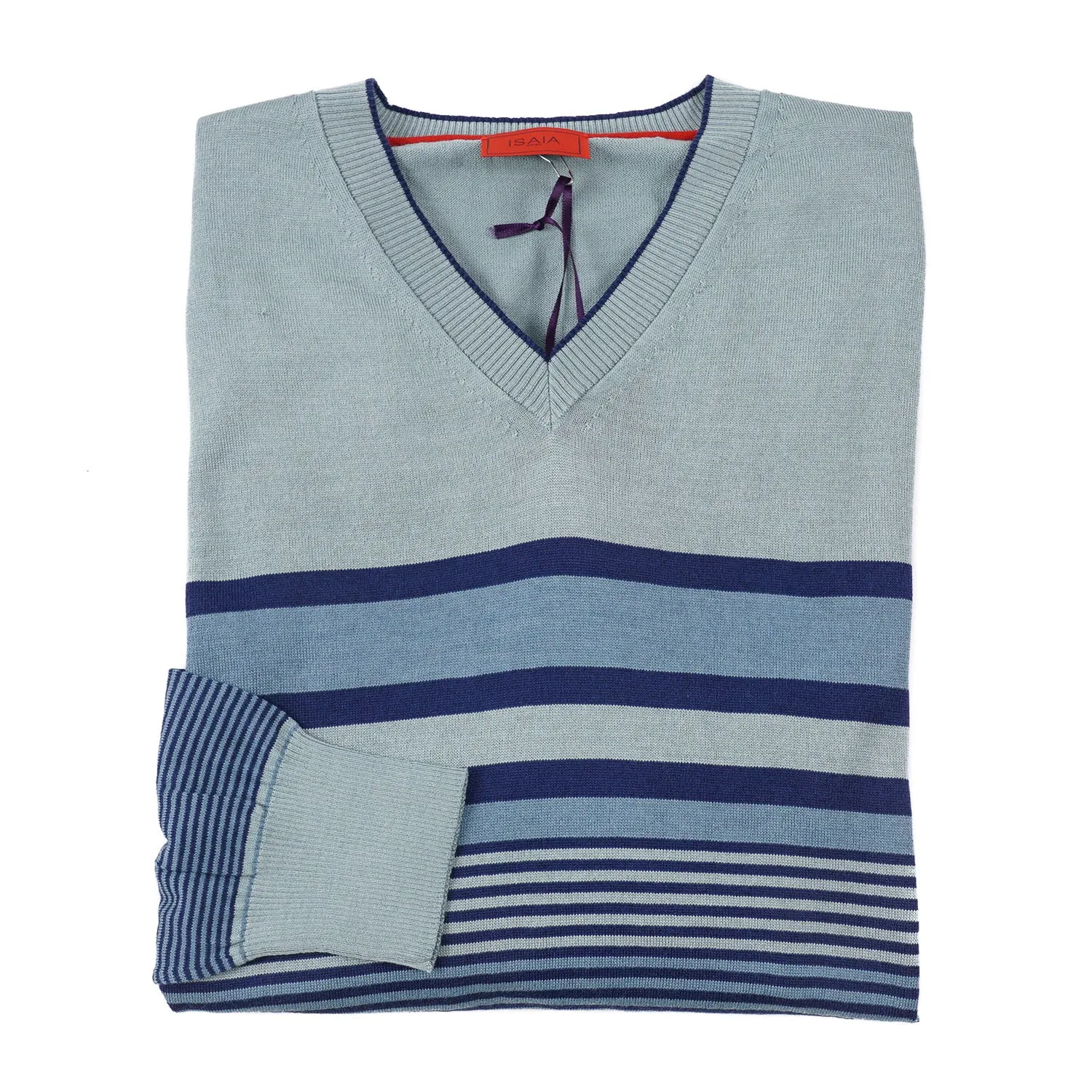 Isaia Slim-Fit Superfine Silk-Cotton Sweater