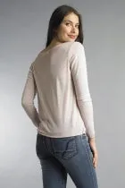 Italian Long Sleeve Knit Top