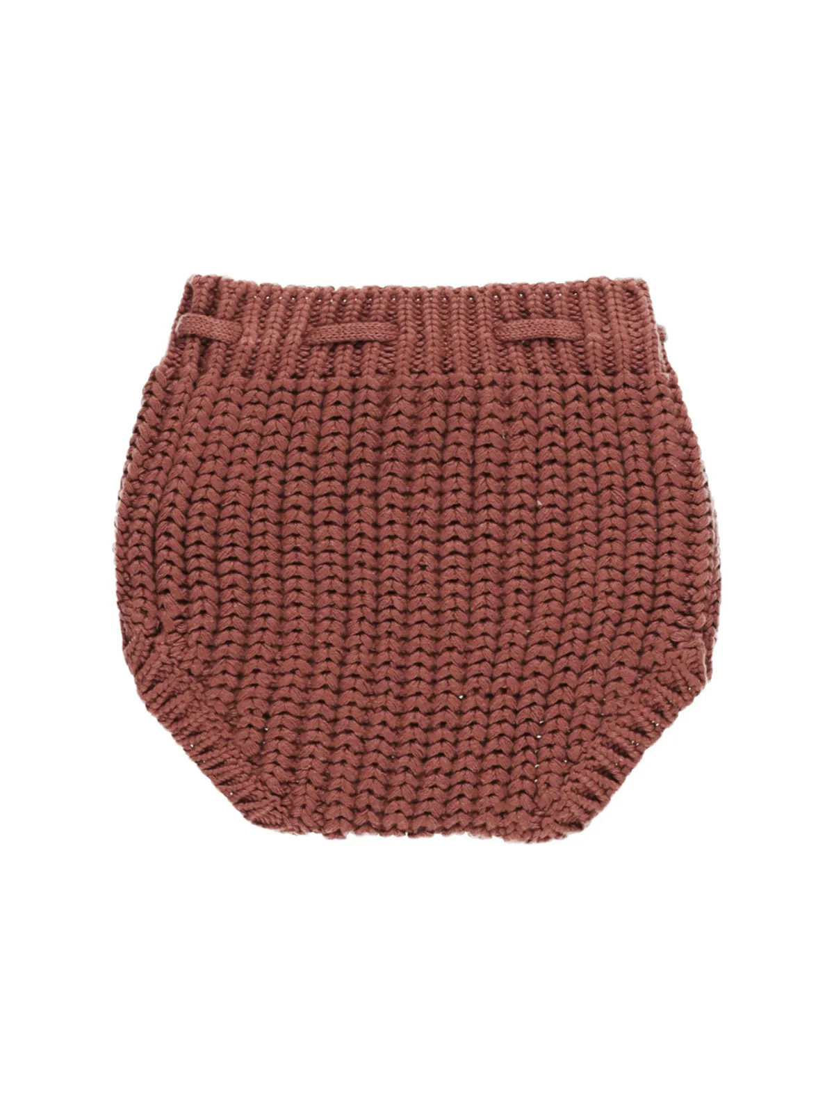 Knit Tie Bloomer, Cranberry