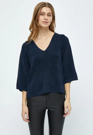 Leila 3/4 Pullover - MIDNIGHT NAVY