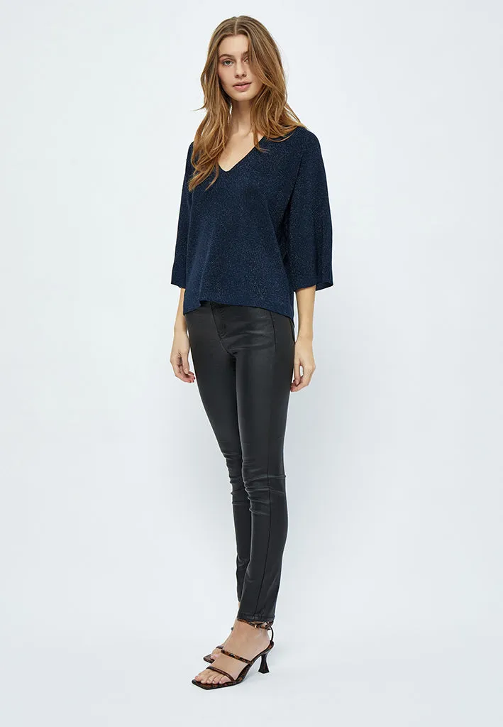 Leila 3/4 Pullover - MIDNIGHT NAVY