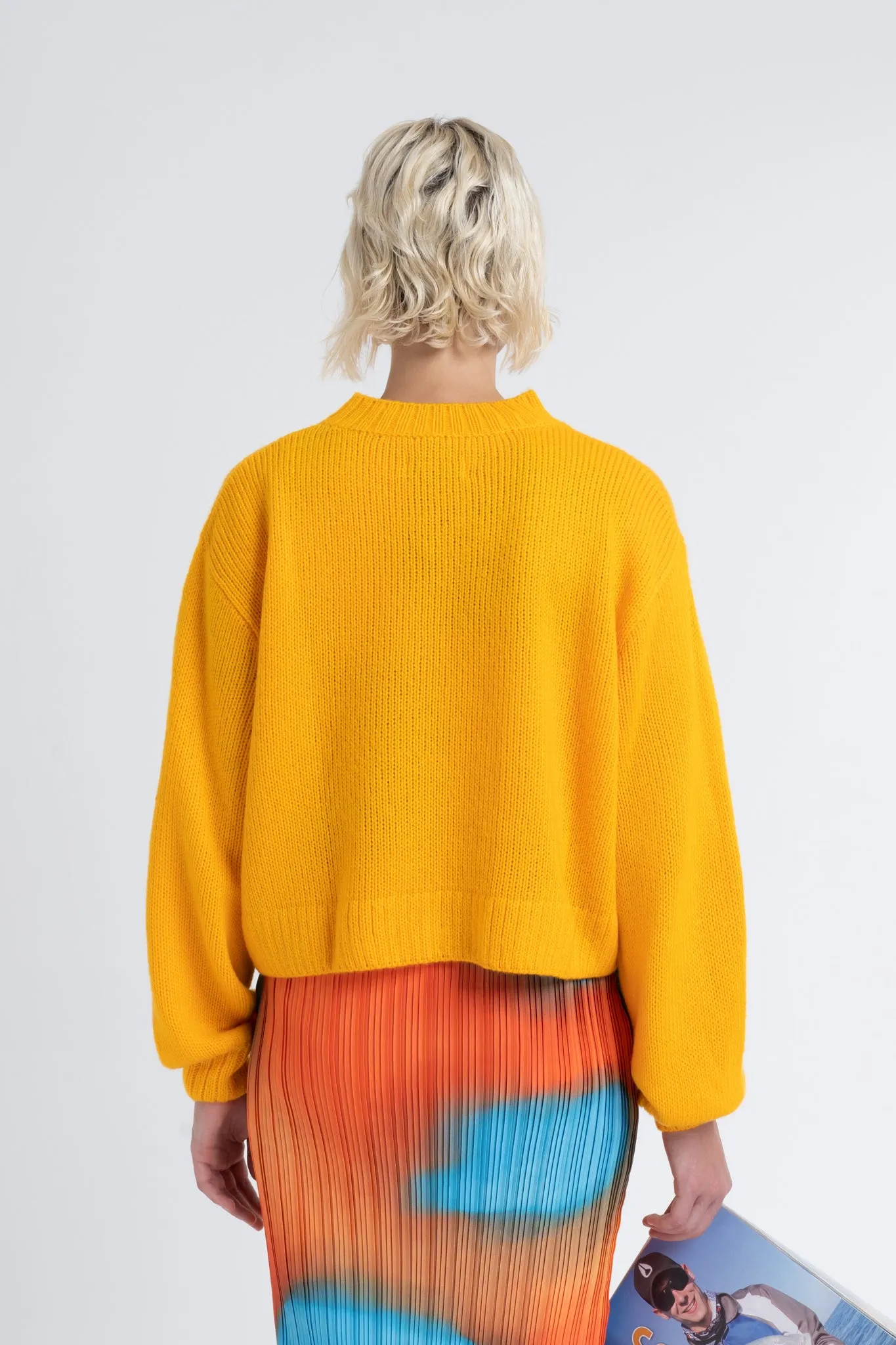 Lightweight Pullover in Carrot