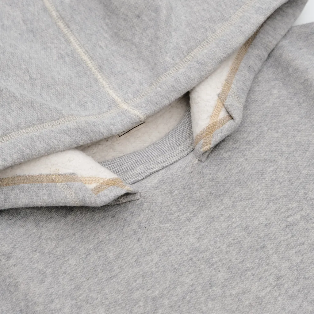 Loop & Weft Super Fluffy Knit After Hood Sweatshirt (Gray)