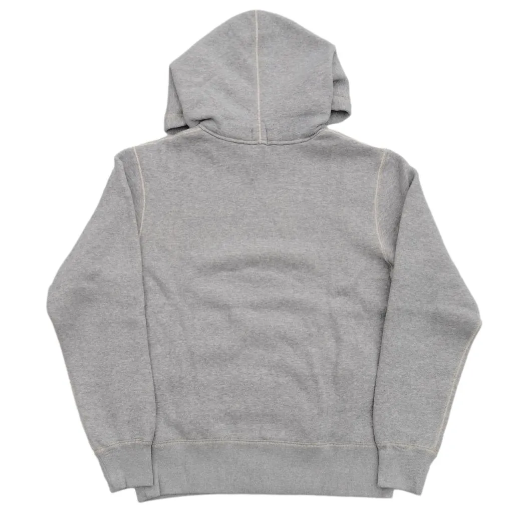 Loop & Weft Super Fluffy Knit After Hood Sweatshirt (Gray)