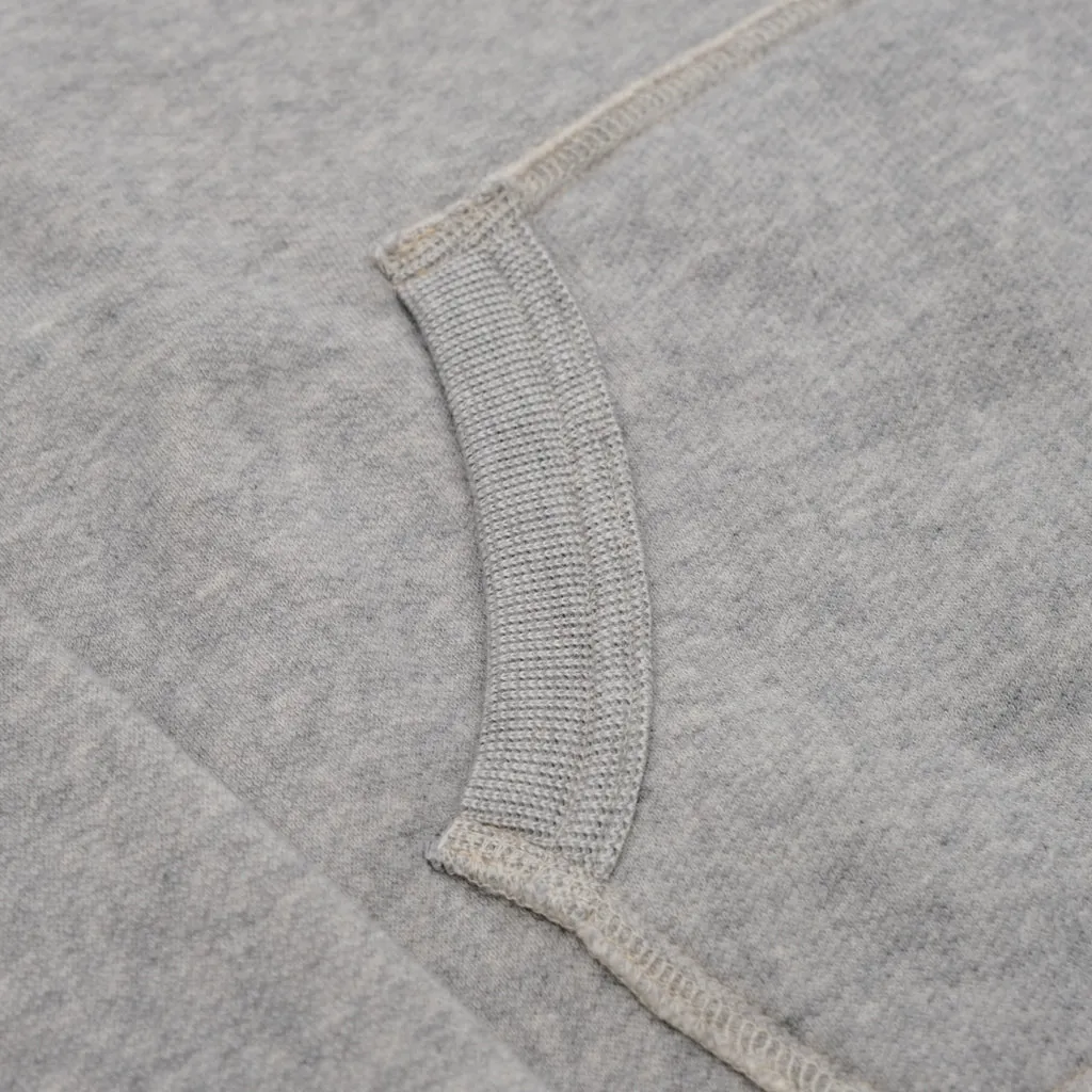 Loop & Weft Super Fluffy Knit After Hood Sweatshirt (Gray)