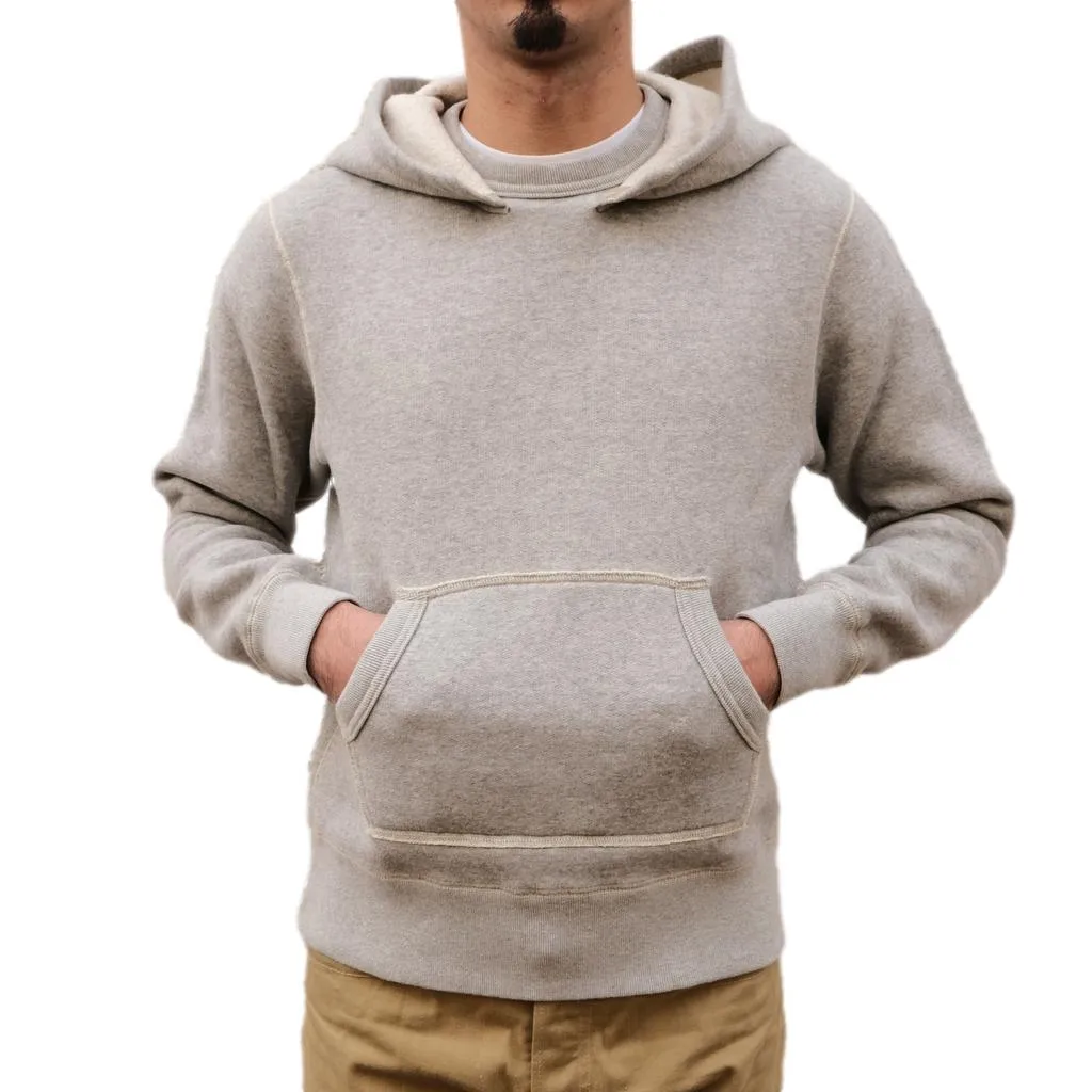 Loop & Weft Super Fluffy Knit After Hood Sweatshirt (Gray)