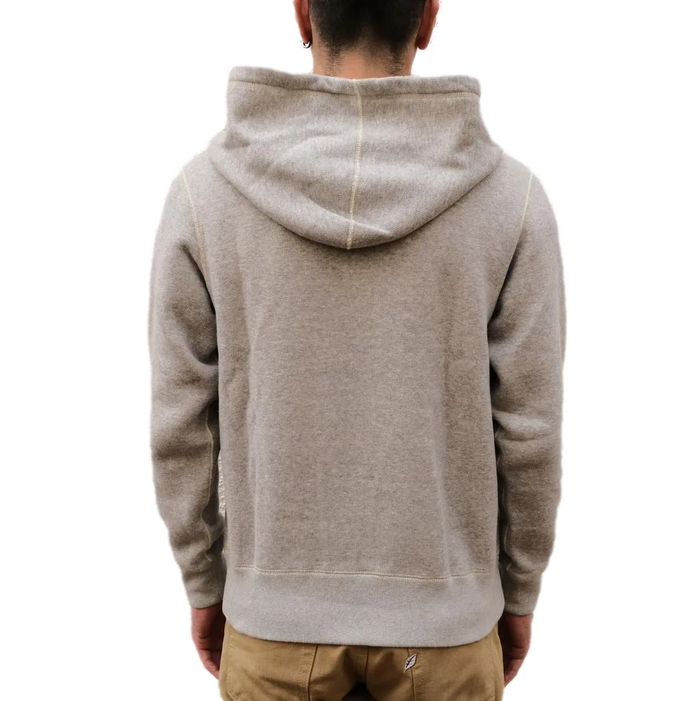 Loop & Weft Super Fluffy Knit After Hood Sweatshirt (Gray)