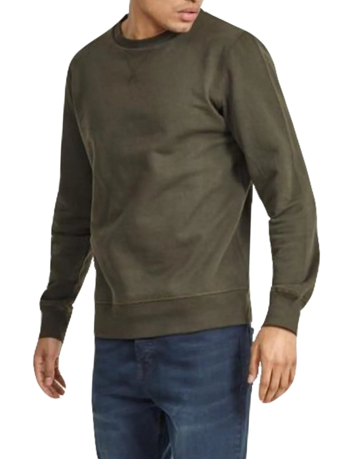 Mens Crew Neck Pull Over Swearshirt