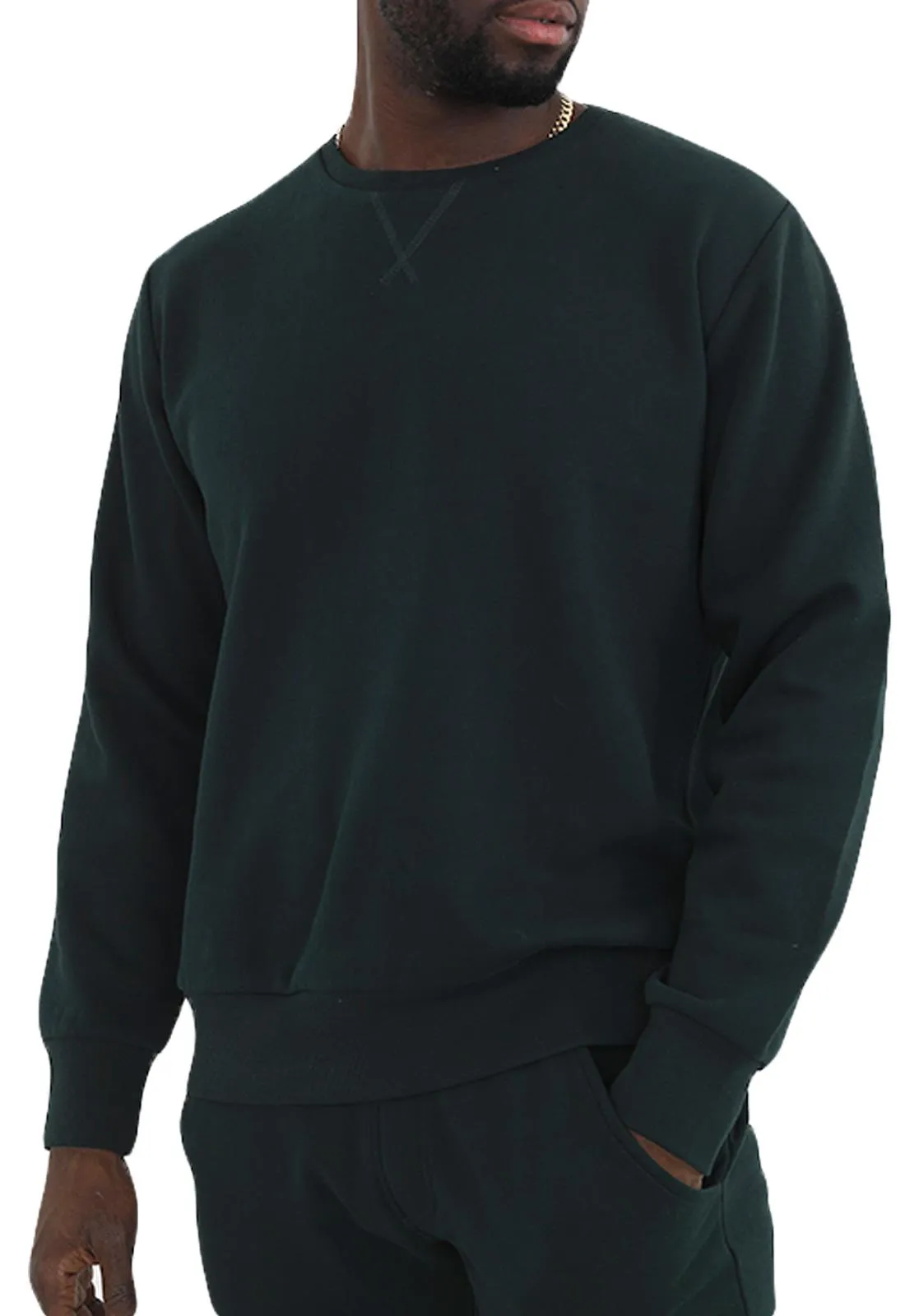 Mens Crew Neck Pull Over Swearshirt