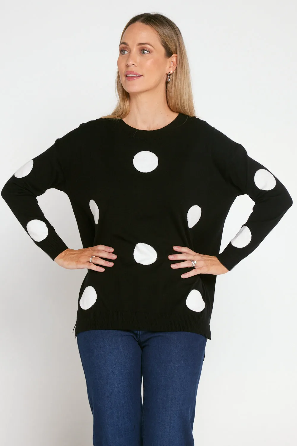 Naomi Jumper - Black Spot