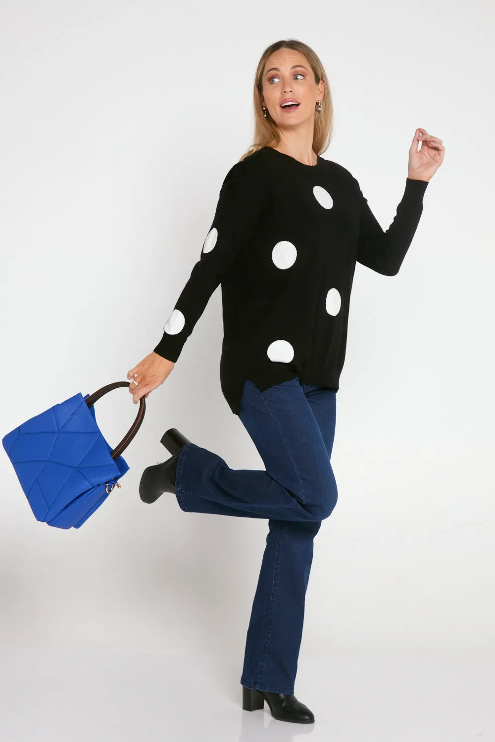 Naomi Jumper - Black Spot