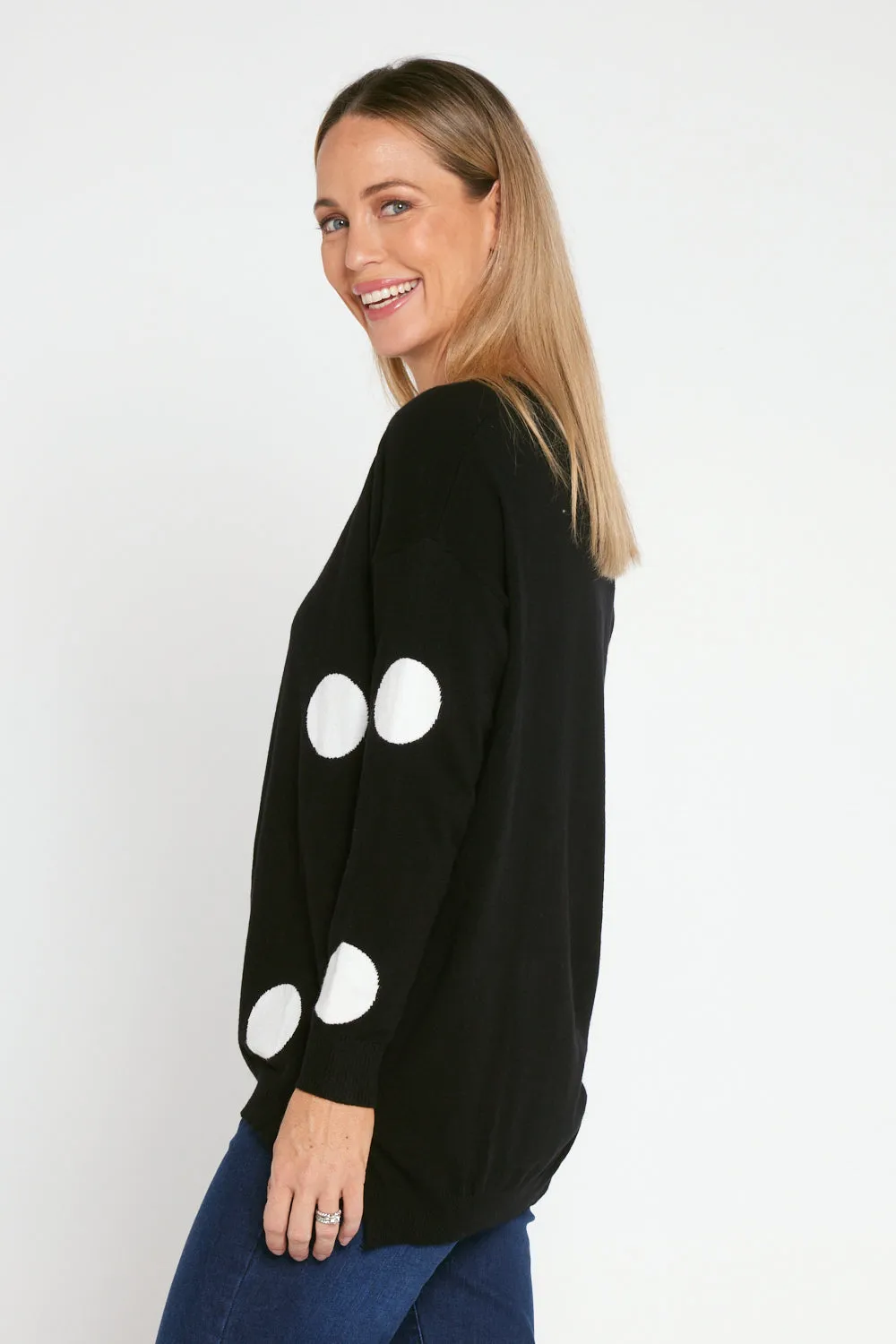 Naomi Jumper - Black Spot