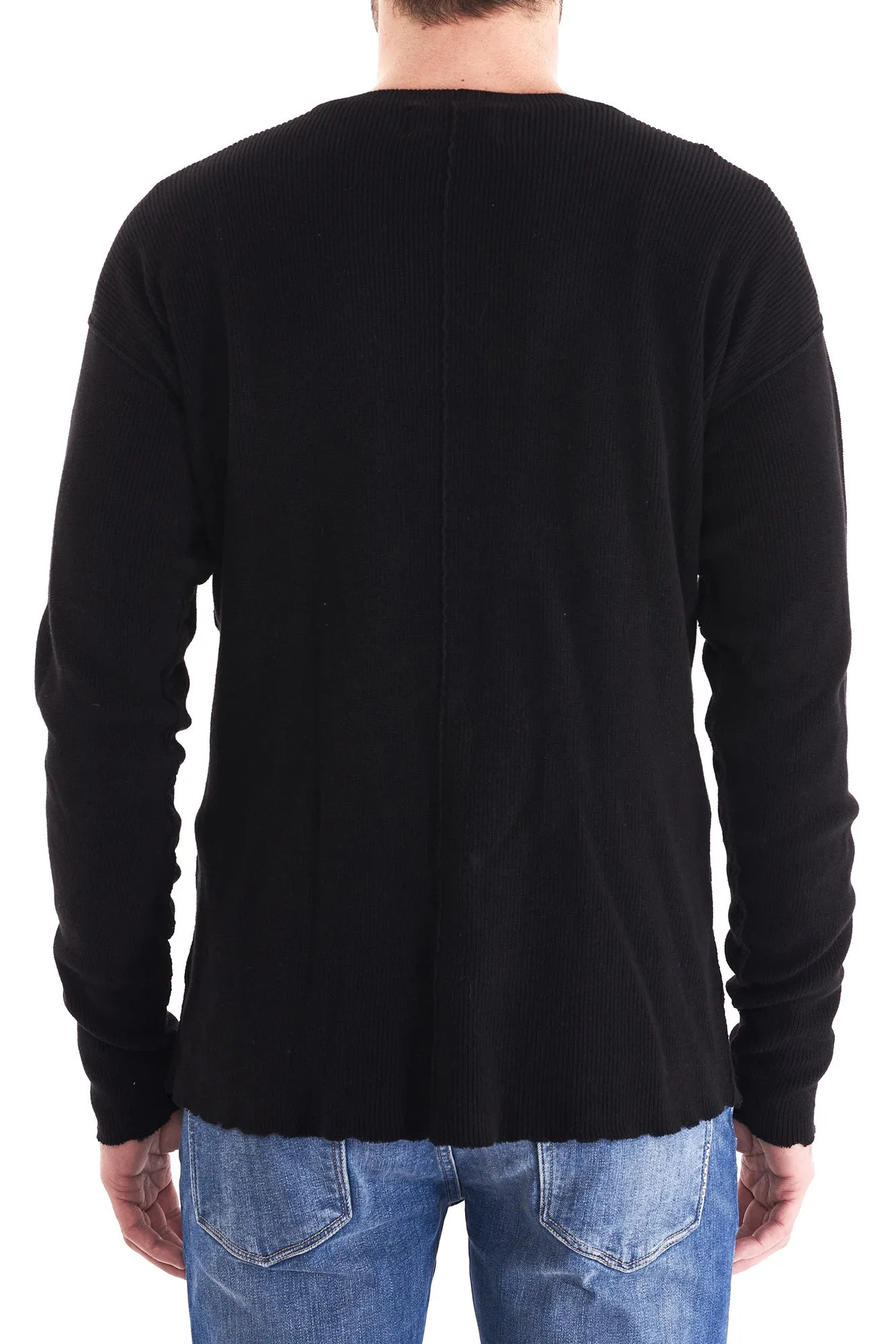 Neuw MENS INDIE CREW KNIT BLACK