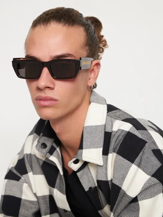 Palm Angels   Palm squared acetate sunglasses 