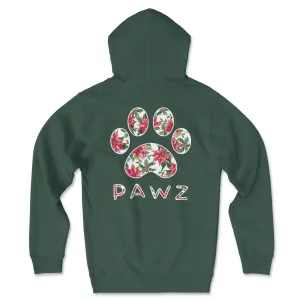 Poinsettia Paw (Adult Hoodie)