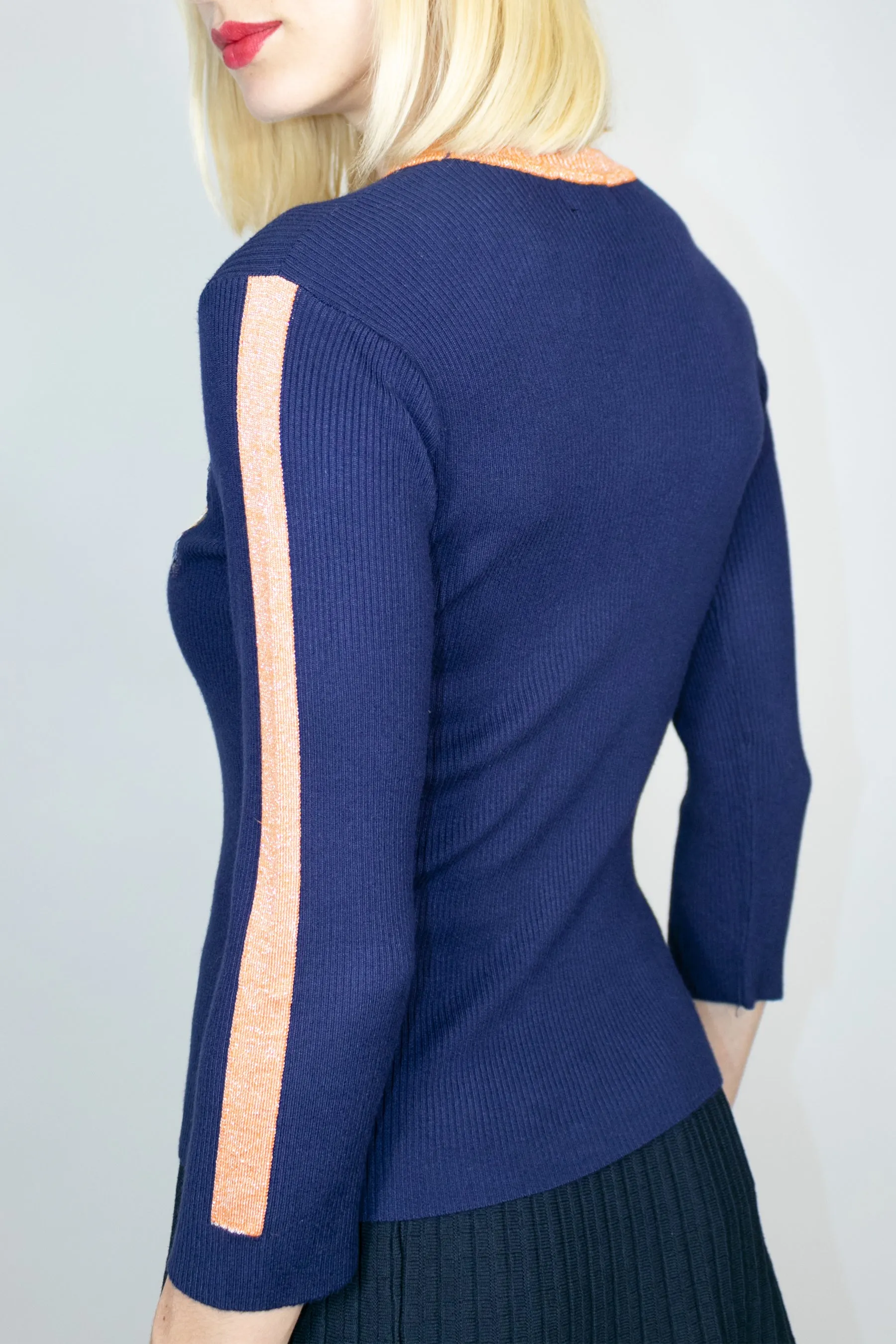 SH2023 SWEATER (NAVY, LT. BLUE)