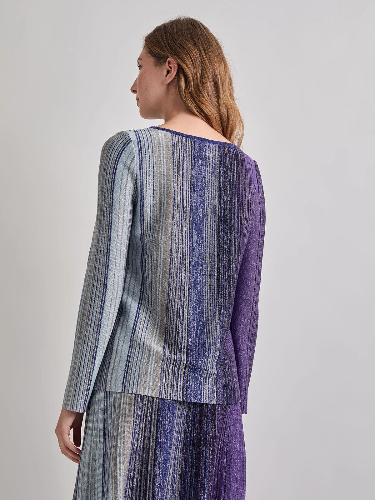 Shimmer Lurex Knit Tunic